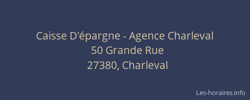 Caisse D'épargne - Agence Charleval