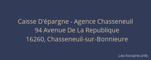 Caisse D'épargne - Agence Chasseneuil