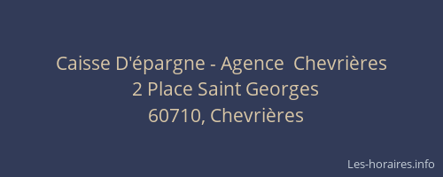 Caisse D'épargne - Agence  Chevrières