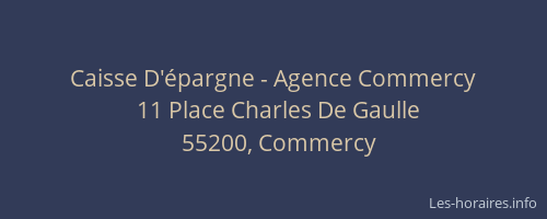 Caisse D'épargne - Agence Commercy