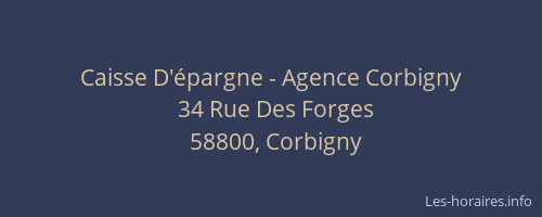 Caisse D'épargne - Agence Corbigny