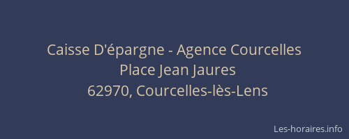 Caisse D'&eacute;pargne - Agence Courcelles