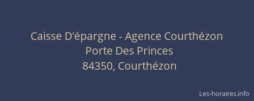 Caisse D'épargne - Agence Courthézon
