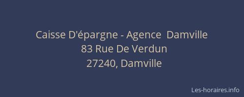 Caisse D'épargne - Agence  Damville