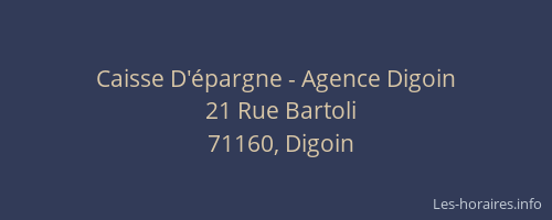 Caisse D'&eacute;pargne - Agence Digoin