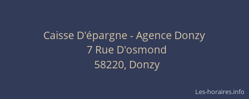 Caisse D'épargne - Agence Donzy