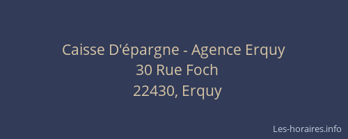 Caisse D'épargne - Agence Erquy