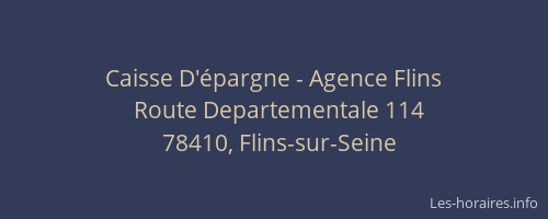 Caisse D'épargne - Agence Flins