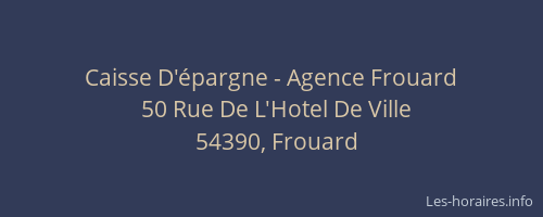 Caisse D'épargne - Agence Frouard