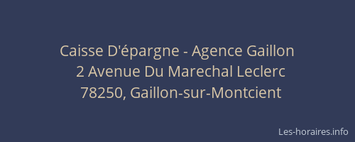 Caisse D'épargne - Agence Gaillon