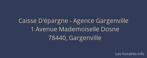 Caisse D'&eacute;pargne - Agence Gargenville
