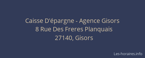 Caisse D'épargne - Agence Gisors