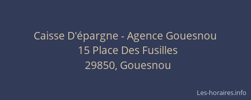 Caisse D'épargne - Agence Gouesnou