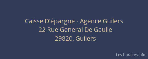 Caisse D'épargne - Agence Guilers