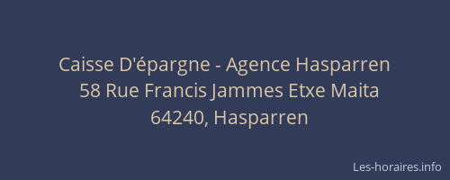 Caisse D'épargne - Agence Hasparren