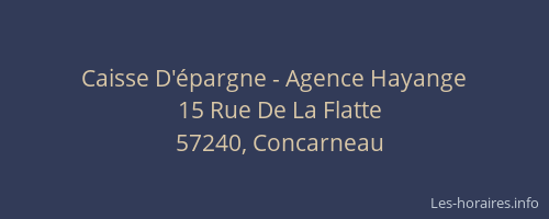 Caisse D'épargne - Agence Hayange