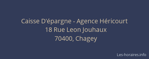 Caisse D'&eacute;pargne - Agence H&eacute;ricourt