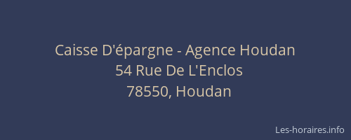 Caisse D'épargne - Agence Houdan