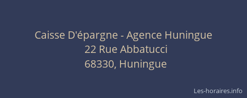 Caisse D'épargne - Agence Huningue