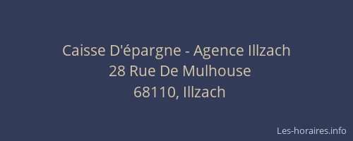 Caisse D'épargne - Agence Illzach