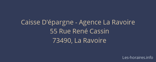 Caisse D'épargne - Agence La Ravoire