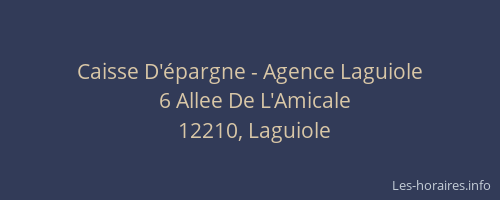 Caisse D'épargne - Agence Laguiole