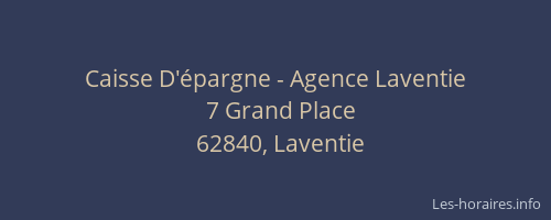 Caisse D'épargne - Agence Laventie