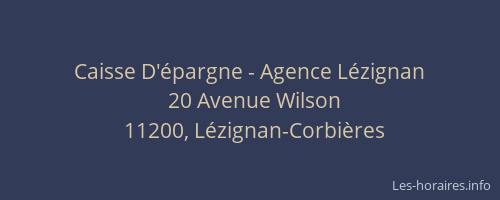 Caisse D'épargne - Agence Lézignan