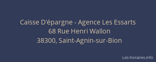 Caisse D'&eacute;pargne - Agence Les Essarts