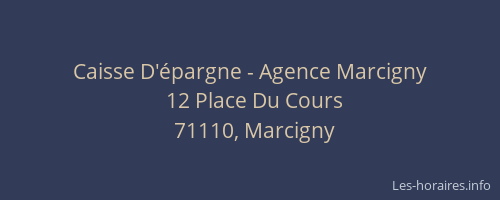 Caisse D'épargne - Agence Marcigny