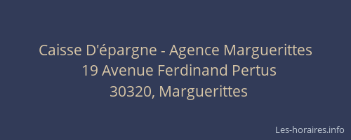 Caisse D'épargne - Agence Marguerittes