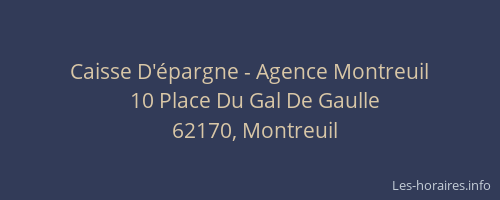 Caisse D'épargne - Agence Montreuil