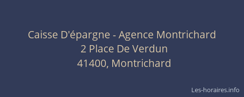Caisse D'épargne - Agence Montrichard