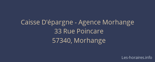 Caisse D'épargne - Agence Morhange