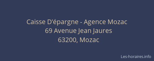 Caisse D'épargne - Agence Mozac