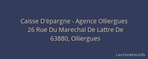 Caisse D'épargne - Agence Olliergues