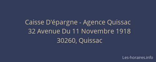 Caisse D'épargne - Agence Quissac