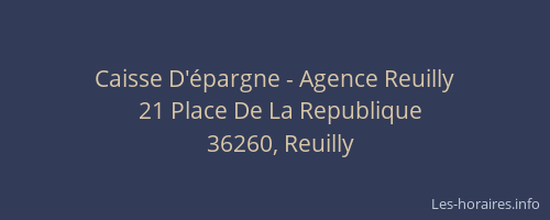 Caisse D'épargne - Agence Reuilly