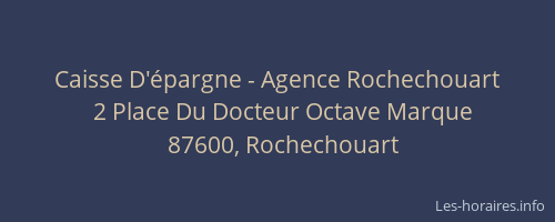 Caisse D'épargne - Agence Rochechouart