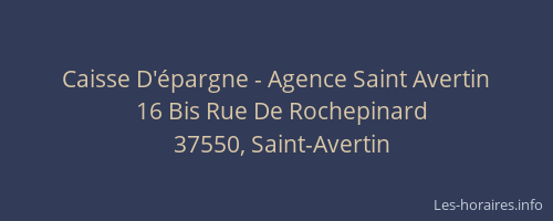 Caisse D'épargne - Agence Saint Avertin