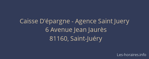 Caisse D'épargne - Agence Saint Juery