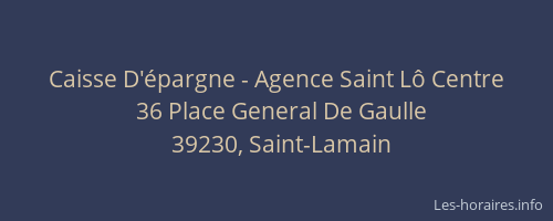 Caisse D'épargne - Agence Saint Lô Centre