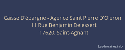 Caisse D'épargne - Agence Saint Pierre D'Oleron