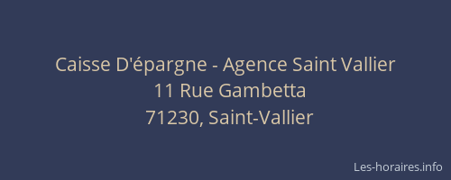 Caisse D'épargne - Agence Saint Vallier