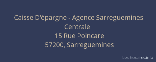 Caisse D'épargne - Agence Sarreguemines Centrale