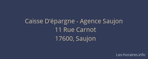 Caisse D'épargne - Agence Saujon