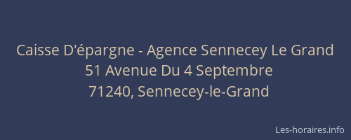 Caisse D'épargne - Agence Sennecey Le Grand
