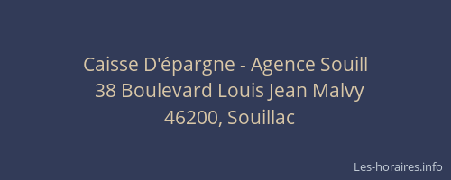 Caisse D'&eacute;pargne - Agence Souill