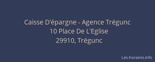 Caisse D'épargne - Agence Trégunc