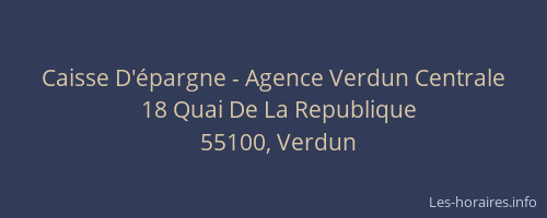 Caisse D'épargne - Agence Verdun Centrale